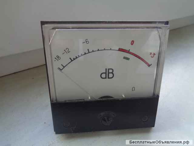 Индикатор уровня звука в dB