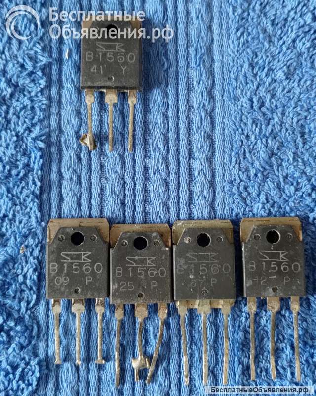 2SB1560 (B1560), Sanken electric, JAPAN, PNP, 100W, 150V, 10A, 50MHz, MT-100 оригинальный ДЕМОНТАЖ