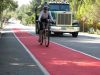 Цветное покрытие для обозначения велосипедных дорожек на асфальтовом и бетонном покрытии
