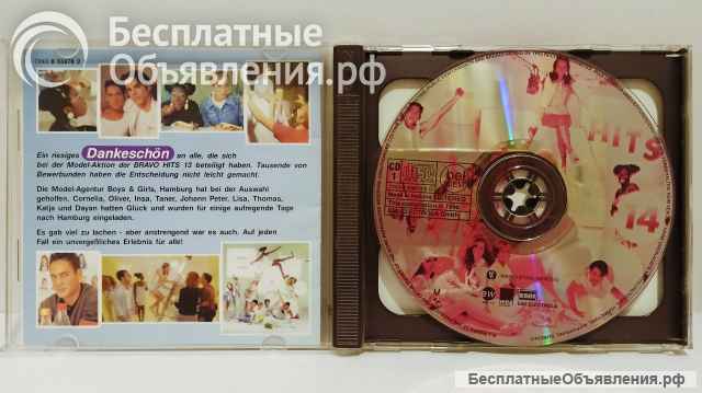 CD диск Various Bravo Hits 14. 2CD, 1996. Лицензия.