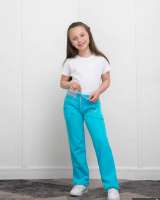 Спортивные брюки для девочек из велюра