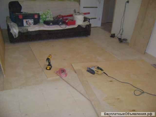 Монтаж-Люстр. Телевизора. Зеркал. Смесителя. Ламината. Плинтуса