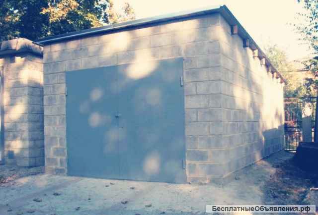 Строительство гаража под ключ, монолитная плита, смотровая яма, погреб монолитный