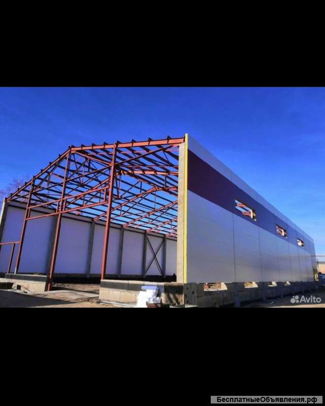 Монтаж сендвич панелей