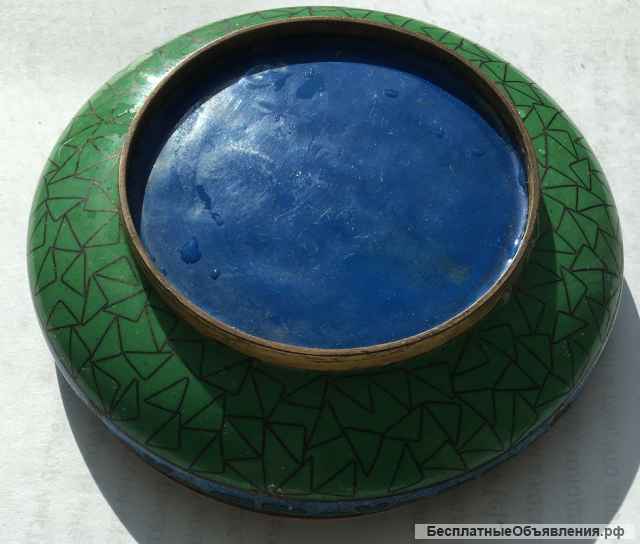 Пепельница винтажная (клуазоне) Китай 1950-1960-е гг