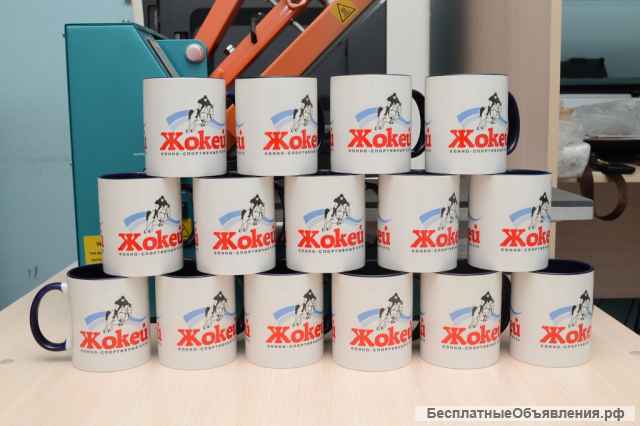 Печать на футболках, кружках, бейсболках, тарелках