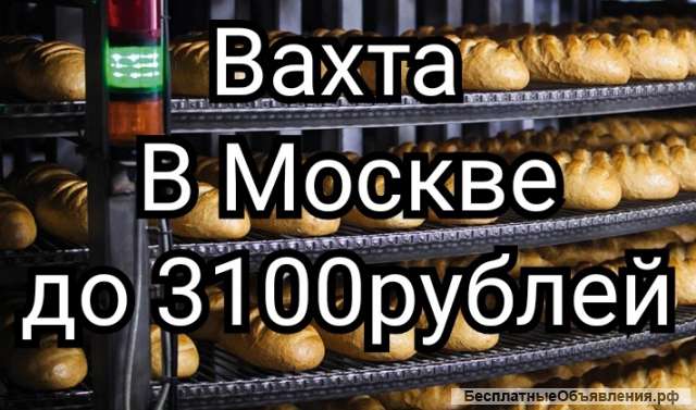 Вахта в Москве с проживанием и питанием комплектовщик 15/30
