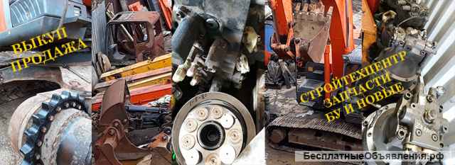 Экскаватор Hitachi, JCB, двигатель ISUZU 6BD-1 бу и новые, запчасти