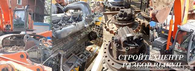 Экскаватор Hitachi, JCB, двигатель ISUZU 6BD-1 бу и новые, запчасти