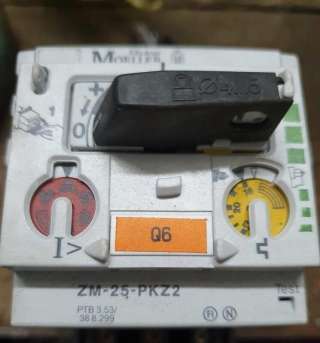 Автоматический выключатель ZM-25-PKZ/16/40Ампер NZM125 Moeller термомагнитный расцепитель напряжения