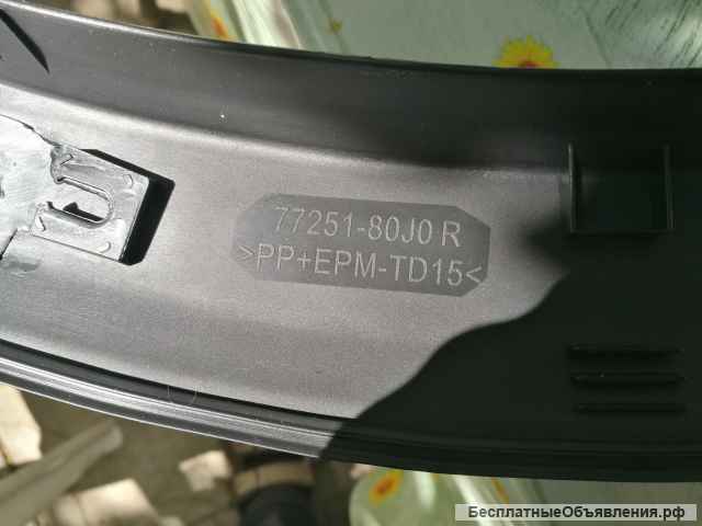 Накладка на заднее крыло Suzuki SX4 хетчбек
