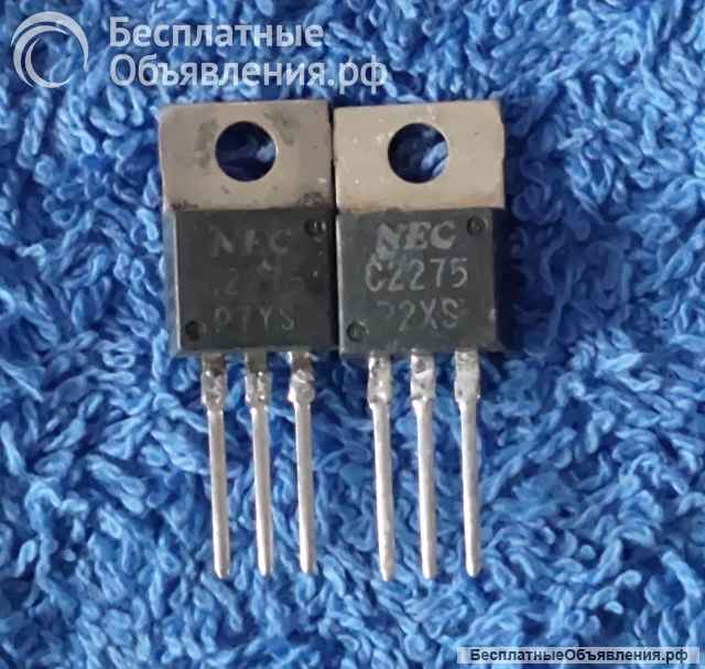 2SC2275 (C2275) 2SC2275A (C2275A), NEC, JAPAN, NPN, 25W, 120V, 1,5A, 180MHz оригинальный ДЕМОНТАЖ