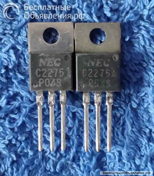 2SC2275 (C2275) 2SC2275A (C2275A), NEC, JAPAN, NPN, 25W, 120V, 1,5A, 180MHz оригинальный ДЕМОНТАЖ