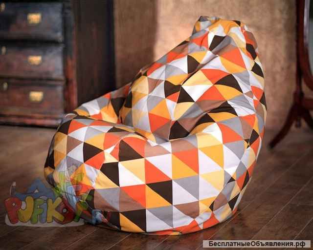 Кресло-мешок из ткани испанский хлопок 120*80 см