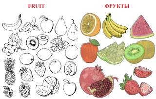 "Fruit" (Фрукты) настольная игра на английском