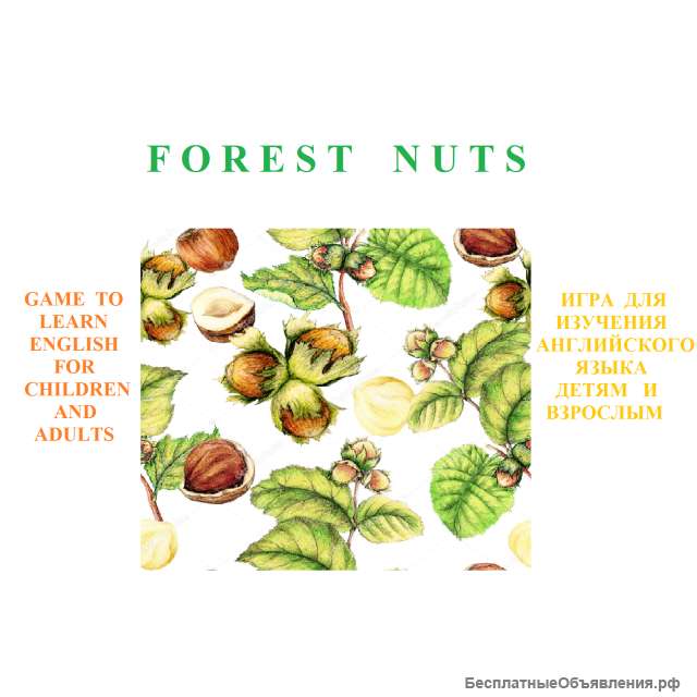 Игра "Лесные орехи" на английском "Forest nuts"