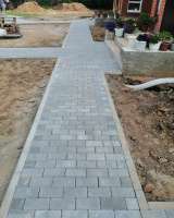 Укладка мощение тротуарной плитки