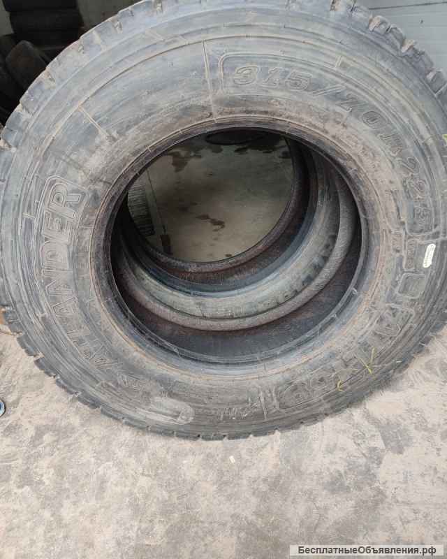 Грузовые шины Б/У 315 70 R22.5 Atlander