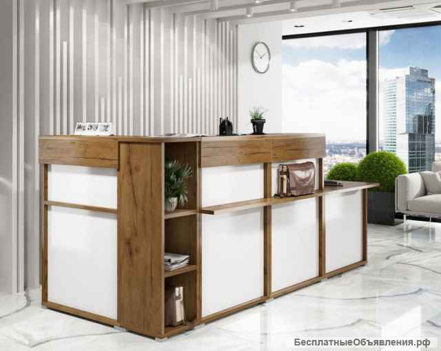 Стойки ресепшн купить в Москве, мебель для приемной с доставкой