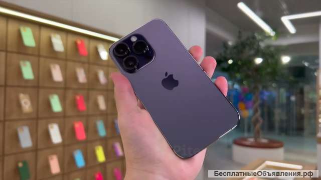 Новый Смартфон Apple iPhone 14 Pro Max 128GB nanoSim/eSim Deep Purple
