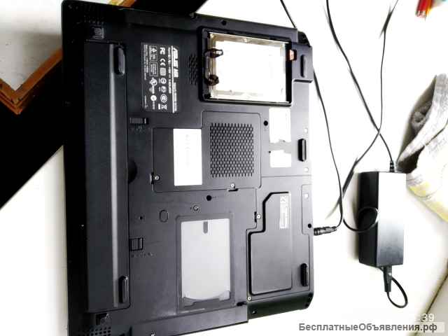 Asus A6R 2 яд 1,6 Gz ram 1 Gb, рабочий с БП