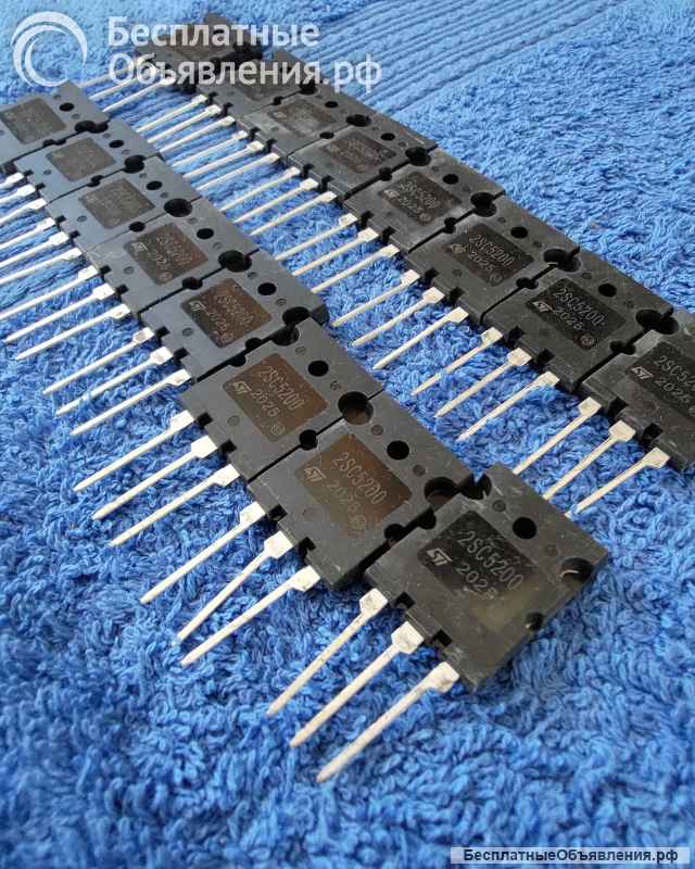 2SC5200 (C5200), TOSHIBA JAPAN и ST Thomson Malaysia, NPN, 230V, 15А, 30MHz, оригинальный НОВЫЙ