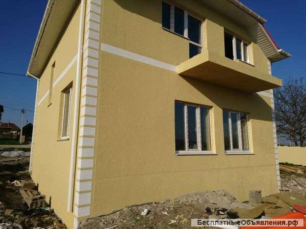 Выполняем фасадные работы утепления домом по Симферополю району
