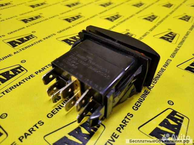 Клавиша выключателя дворника JCB 701/58707