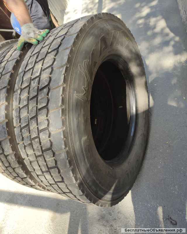 Шины Б/У 315 70 R22.5 кама цена за комплект