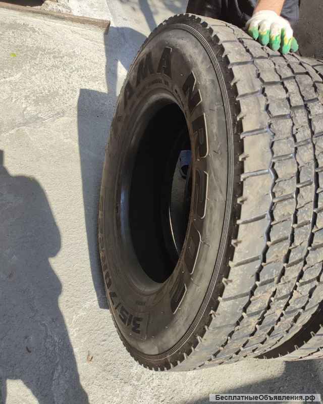 Шины Б/У 315 70 R22.5 кама цена за комплект