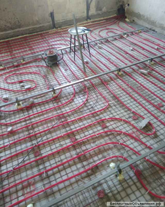 Сантехнические работы. Теплый пол.
