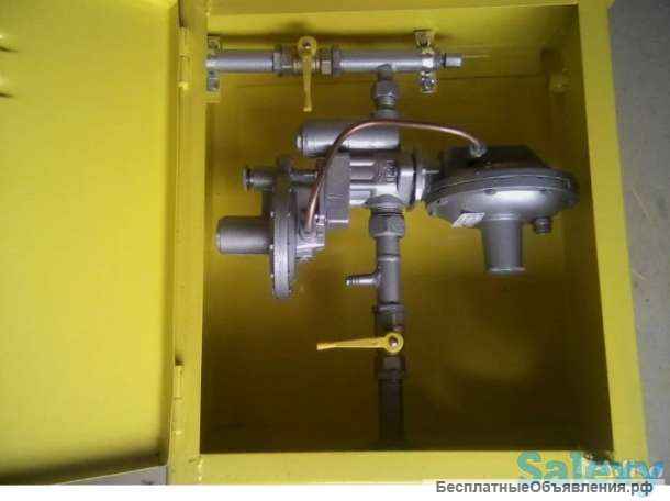 Регуляторы давления газа.Шкафы ГРПШ