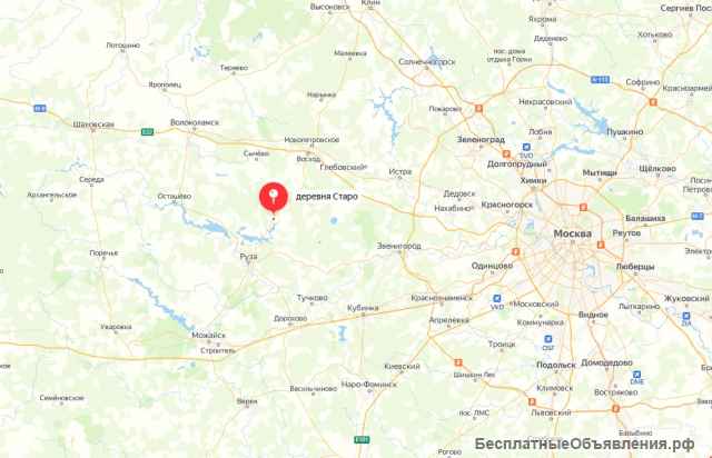 15 соток в д. Старо. Рядом водохранилище, лес