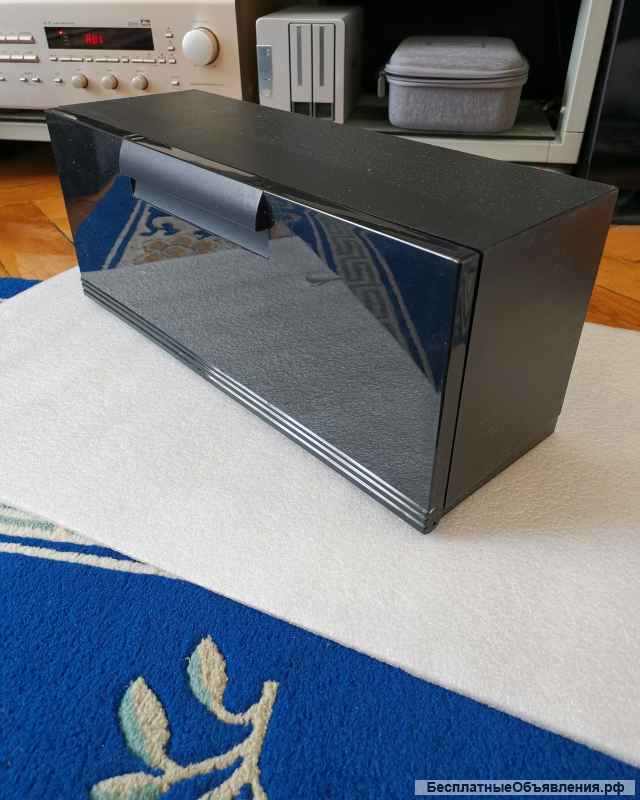 ALPHA CD Box Black USA 800-442-2499 коробка для хранения CD 33 шт чёрный с крышкой оригинальный