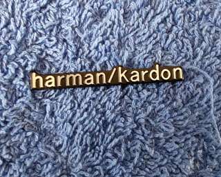 Эмблема наклейка harman/kardon 44x6 mm алюминиевая для Hi-Fi динамика и других аудио НОВАЯ