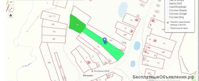 Участок 75 соток в селе Мячково, 130 км от МКАД по Ярославскому шоссе