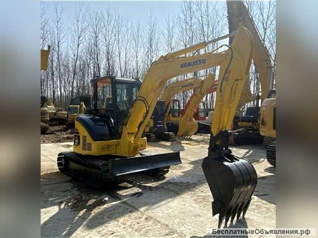 Мини экскаватор Komatsu 55, 5 т, 2000 м/ч, импорт