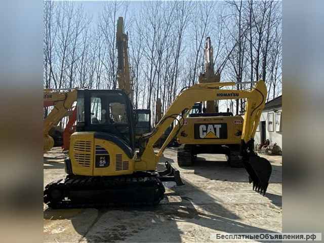 Мини экскаватор Komatsu 55, 5 т, 2000 м/ч, импорт