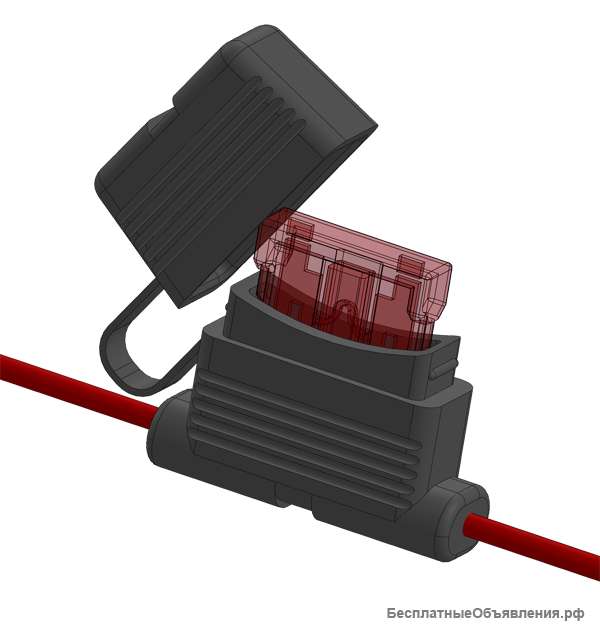 Держатель предохранителя + предохранитель 1 А