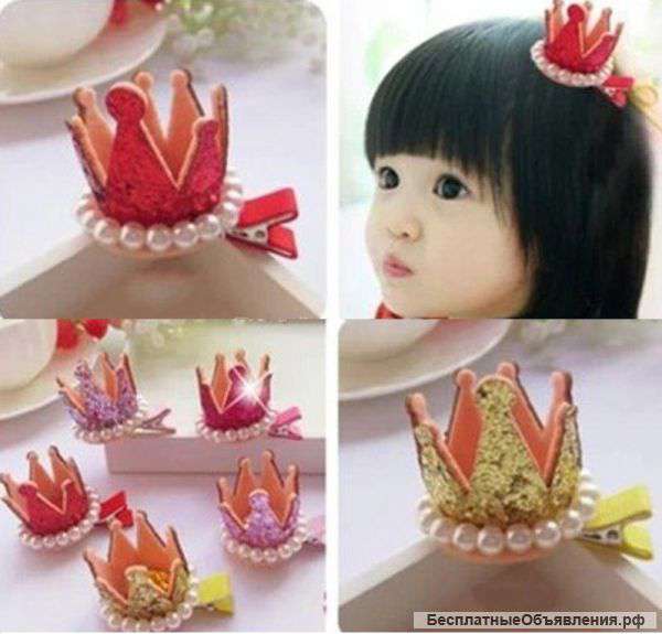 Заколка зажим Корона