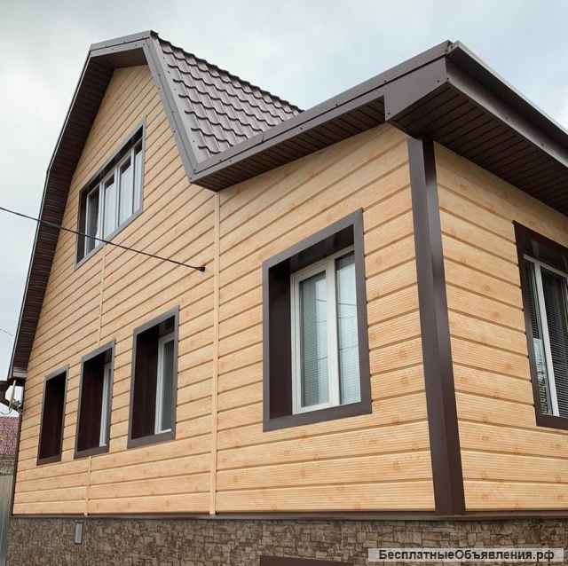 Сайдинг под L-брус