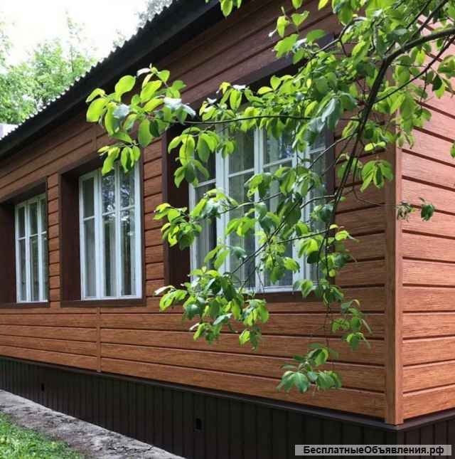 Сайдинг под L-брус