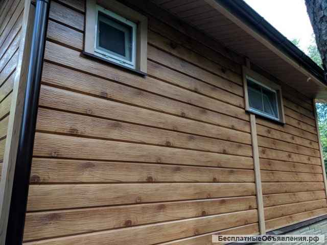 Сайдинг под L-брус