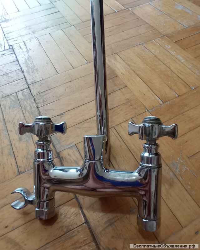 Смеситель для ванны - латунь, бу, рабочий