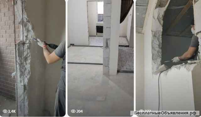 Демонтаж и монтаж при строительстве