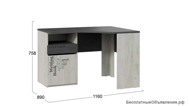Стол угловой с ящиками «Оксфорд-2» - ТД-399.15.03