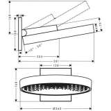 Верхний душ Hansgrohe Rainfinity 26230