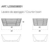 Раковина Disegno Ceramica Loom 50