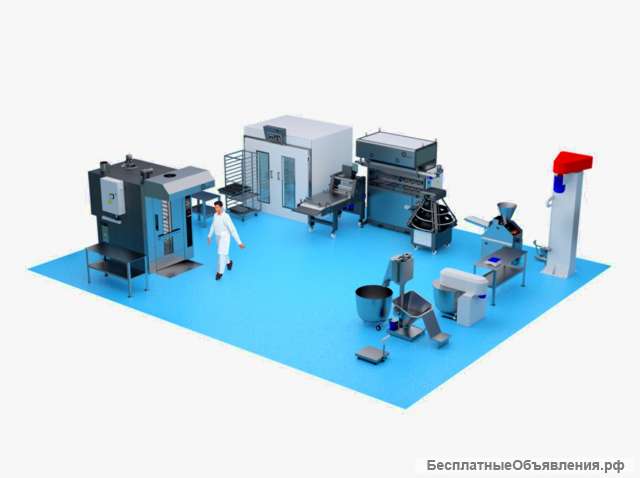 Купите полный комплект оборудования для хлебопекарного производства - мини-пекарня "Волга"