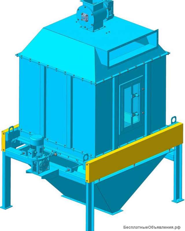 Охладитель гранул противоточный ОГ, колонна охлаждения